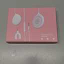 Konohan 8 Pcs Baby Bump Headphones Set Belly Headphones for Pregnant Women White Belly Speakers Women for Pregnancy Safely Play Music, Sounds, and Voices to Your Baby in the Womb