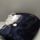 Electric Heated Blanket Queen Size 84''x90'' Soft Flannel & Sherpa Electric Blanket with 10 Heating Levels, Automatically Shut Down After 8h with Overheat Protection Machine Washable (Midnight Blue)