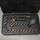 The Original Patented Screwdriver Set 24 in 1 Magnetic Ratchet with Precision Bits Ideal for Home Repairs, DIY Projects, and Electronics Ergonomic Rotatable Ratchet Handle and Storage Case Holiday Gift, Grey