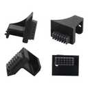 Embedded Nozzle Wiper for Bambulab X1/P1 Nozzle Silicone Brush Consumables Cleaning Tool for Bambulab X1 3D Printed Nozzle (3PCS)