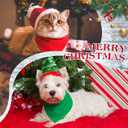 48 Pcs Green & Red Dog Bandanas - DIY Sublimation Blank Scarf for Heat Transfer, Personalized Pet Triangle Bib, Valentine's St. Patrick's Costume & Photo Props for Pet Owners, Groomers & Shops