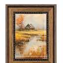 Brown Classic Picture Frames for Display 11x14 inch Painting, Artworks, Polystyrene Frames with Acrylic glass and MDF Back, Wall Mount Photo Frames 11x14 for Home Decor
