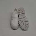 Cestfini Platform Chunky Loafers for Women (7, White)