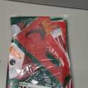 Eaasty 100 Pcs Large Christmas Goody Gift Bag with Handles 11.8 x 15.7 Plastic Merry Christmas Merchandise Favor Bags Xmas Reusable Snacks Treat Wrapping for Holiday Party Decoration Supply (Cute)