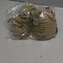 Jutom 3 Pcs Bee Hive Decor Honey Bee Tiered Tray Decor Summer Spring Honeybee Decorations Mini Jute Farmhouse Beehive for Kitchen Table Shelf Home Coffee Bar Themed Party(Vintage Color)