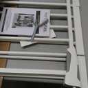 BABELIO 29-55 Inch Extra Wide Baby/Dog Gate, PressGuard P7, Metal Auto Close, Pressure Mounted Pet Door for Doorways, NO Need Tools and Drilling, with Wall Cups, White