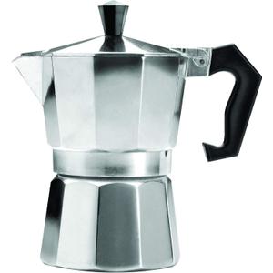 Primula Classic Stovetop Espresso and Coffee Maker, Moka Pot for Italian and Cuban Caf Brewing, Greca Coffee Maker, Cafeteras, 3 Espresso Cups, Silver