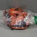 ICEFANG GN8 Tactical Dog Harness with 4X Metal Buckles for Medium Sized Dogs,Reflective in Training Walking K9 Vest,No-Pull Front Leash Clip,Adjustable Pet Harness (Orange, Medium (Pack of 1))