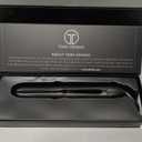 Black Germanium Flat Iron Hair Straightener 1.25 Floating Plates, Ionic Fast-Heat MCH, Digital 180450F, Frizz Control, 60-Min Auto Shutoff, 8.5-ft Swivel Cord, Salon Professional