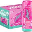 Alani Nu PINK SLUSH, Sugar Free, Low Calorie Energy Drinks, 200mg Caffeine, Biotin, B Vitamins, Zero Sugar, 10 Calories, 12 Fl Oz Cans, 12 Pack