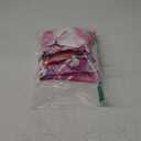 Pink Flower Happy Birthday Backdrop Banner Decorations for Women,Pink Neon Birthday Sign Backdrops Banner Red Rose Flowers Photography Background Girls Bday Party Decor Photo Booth Prop 10x7ft