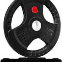 2Pack 45LB Fitvids Olympic Cast Iron Plates for Strength Training