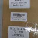 Burbell 2 Set Modern Christmas Decor Neutral Christmas Reindeer Decor Resin Deer Statues Figurines Elk Statues for Neutral Modern Living Room Bedroom Office Bookshelf Desk Ornaments (Black, Small)