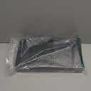 Small Silverware Organizer, Bamboo Kitchen Drawer Organizer, Utensil Holder, Cutlery Tray & Spoon Flatware Storage with Grooved Drawer Dividers (Black) (Small 6.7x12 Inch)