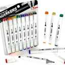 ArtSkills Artists Alcohol Markers Set, Blendable Dual Tip Markers Permanent Marker Set for Adult Coloring, Drawing, 7-Count