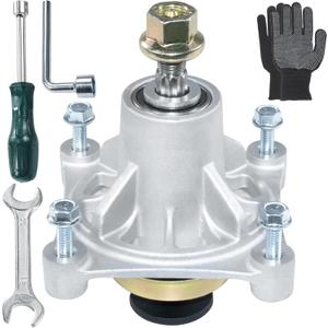 587125201 Mandrel Assembly Pre-Greased Replaces Husqvarna 587125201 Spindle 532174356 539107515 532174358 587255601 for Husqvarna Z246 RZ4623 RZ5424 RZ46I YTH2448 YTH2148 GTH2548 Tractors