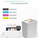118 Toner Cartridge Replacement for Canon 118 CRG118 CRG 118 for Canon Color Imageclass MF726Cdw MF8350Cdn MF8380Cdw MF8580Cdw MF729cdw Printer(Black Cyan Magenta ,4 Pack)