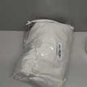 100% Blackout Thermal Curtains 84 Length 2 Panels Set for Bedroom, Linen Windows Pinch Pleated Drapes with Hooks for Track 7ft Modern Rustic Living Room Darkening Curtains 84 Inches Long Off White (Natural)