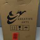 KREATIVE ARTS 3 Pieces Canvas Wall Art Navy Blue and Grey Flower Painting Art Prints Vintage Floral Picture Artwork Modern Bedroom Bathroom Wall Decor Framed Ready to Hang Each Panel 12x16 Inches