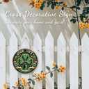 VODAPYC Saint Patrick's Day Diamond Art Hanging Kits for Adults, DIY Special Shaped Partial Diamonds Art Window Cling Pendant Ornament for Home Decor (Good Lucky)