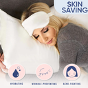 Blissy Silk Pillowcase - 100% Pure Mulberry Silk - 22 Momme 6A High-Grade Fibers - Silk Pillow Cover for Hair & Skin - Regular, Queen & King (Blissy White, Standard)