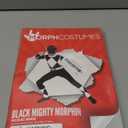 Morphsuits Black Mighty Morphin Power Rangers Costume Kids, Power Rangers Kids, Boys Halloween Costume (Medium)