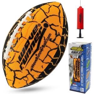 Wave Runner Grip It, Size 9.25in - Water Football, Beach Toys, Kids Outdoor Games for Summer | Pool Toys Football - Special Grip Pattern, Double Laced, Lightweight, All Weather Fun Water Toy (Random Color)