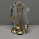 5pcs Candle Stick Holders, Tall Metal Durable Pillar Decorative Taper Candle Stick Stand Set Decor Suitable for Table Centerpiece Wedding Housewarming Present (Gold)