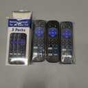 3 Pack Replacement Remote Control Only for Roku TV, Compatible with All TCLRoku/HisenseRoku/OnnRoku/SharpRoku/PhilipsRoku (Not for Roku Stick, Box or Speaker)
