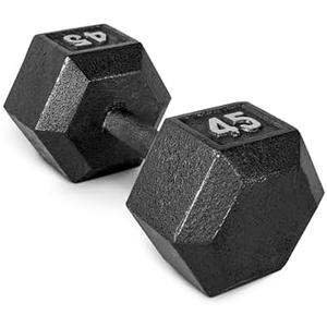 CAP Barbell Cast Iron Hex Dumbbell 45 lbs