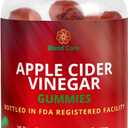 Apple Cider Vinegar Gummies with Vitamin B12  Vegan, Gluten-Free, Non-GMO  Apple & Purple Carrot Flavored  1000mg ACV  60 Gummies, 30-Day Supply