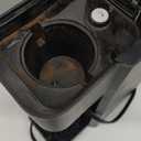 Mini Hot and Iced Coffee Maker Single Serve, for K Cup and Ground, 6 to 14 Oz Brew Sizes, with Recipe Book, for Home, Travel, RV, Office and Dorm, Classic Black (2.0 Version)