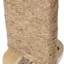 3-in-1 Cat Climbing Wall Steps with Hemp Rope, Shelves and Perches, Scratching Pads for Cats Playing and Climbing (Wood)
