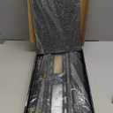 PERLESMITH Universal Swivel TV Stand Legs for 24-60 inch LCD LED TVs, Height Adjustable Television Mount Stand with Tempered Glass Base, Universal VESA Mount 400400mm, Holds up to 88lbs, PSTVS09