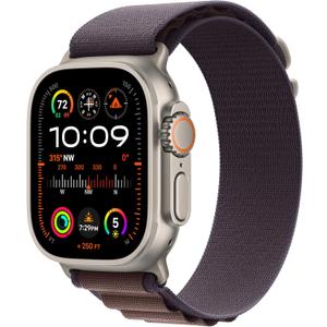 Apple Watch Ultra 2 [GPS + Cellular 49mm] Smartwatch with Rugged Titanium Case & Indigo Alpine Loop Large. Fitness Tracker, Precision GPS, Action Button, Extra-Long Battery Life