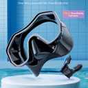 Snorkeling Gear for Adults Kids, Dry-Top Snorkel Set, 180Panoramic Wide View Diving Mask Breathing Freely Snorkel Mask for Snorkeling Scuba Diving Swimming Travel