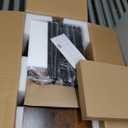 5 Tier Bookshelf with LED Light, Dimmable Bookcase with Touch & Remote Control, 3 Color Temperatures, Tall Modern Display Standing Shelf for Living Room, Bedroom, Home Office (Rustic Brown)