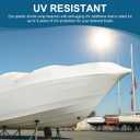 Shrink Wrap for Boats 20' x 52', 8 Mil Polyethylene Plastic Boat Shrink Wrap for Boat Marine Protection and Storage, White Boat Shrink Film with UV Resistance