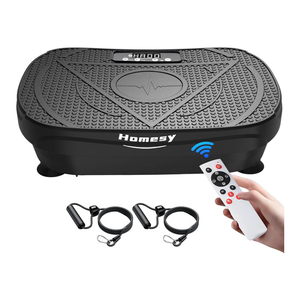 Homesy Vibration Plate Exercise Machine, Vibrating Plate for Lymphatic Drainage, Full Body Shake Platform Board for Home Fitness and Fat Burning, Sport Gym Equipment for Women Men