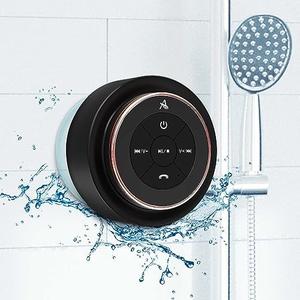 XLEADER SoundAngel Mate, Pro Shower Speaker (Upgraded) Certified IPX7 Waterproof Bluetooth Speaker, Big Pro Sound&Deep Bass, with Mic, Suction Cup, 12H Playtime, Ideal Gifts, Rose Gold