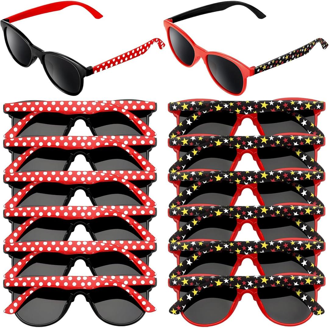 Sunglasses Party Favors Bulk Cute Cartoon Summer Sunglasses for Birthday Party and Outdoor Activity