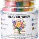 INCOK Christian Gift for Women Men, Read Me When Bible Verse Jar for Emotions and Feelings with Keychain, Graduation Gifts for Her, Birthday Gift for Women Men, Gifts for Easter Basket Stuffers