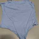 Avidlove Tank Top Bodysuit for Women Square Neck Double Lined Body Suits One Piece Thong Basic Summer Cami Tops Large