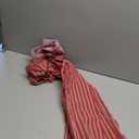 MISSACTIVER Women Drawstring Striped Pants Loose Wide Leg Trousers Casual Low Waist Pants Comfy Lounge Pants with Pockets L, Big Red