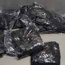 Newwiee 12 Pcs Patio Outdoor Cushion Covers Replacement Waterproof Stretch Sofa Couch Cushion Covers Washable Individual Couch Slipcovers Set Furniture Protector for Pets(20-27 Inch, Black)