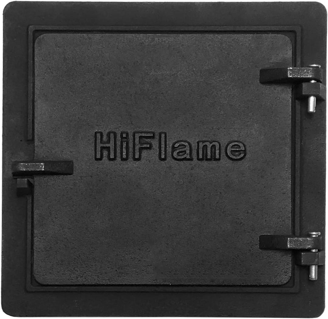 Hi Flame Fireplace Cast Iron Chimney Clean Out Door 8 by 8 Inch