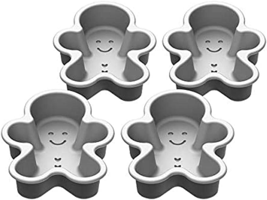Cuisinart CMBM-4GBM 4-pc Mini Gingerbread Man Set (Steel Alloy)