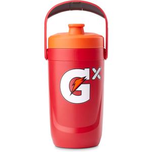 Gatorade Gx Performance Jug, 64oz, Leakproof, Non Slip Grip, Great for Athletes, Red