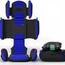 Mifold Hifold Adjustable Kids High Back Booster Car Seat with Strap – Ocean Blue