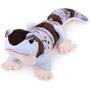 Taupe Leopard Gecko Plush - Lifelike 17inch Geckos Lizard Stuffed Animal, Simulation Geckos Plushie Animals Toys Model Dolls Gifts for Kids